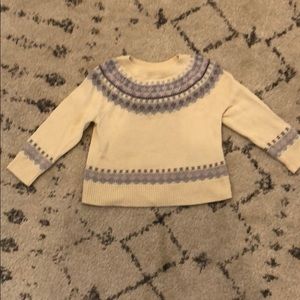 Gap Fair Isle sweater size 2T